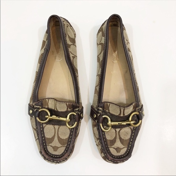 Coach Shoes Brown Coach Loafers Poshmark